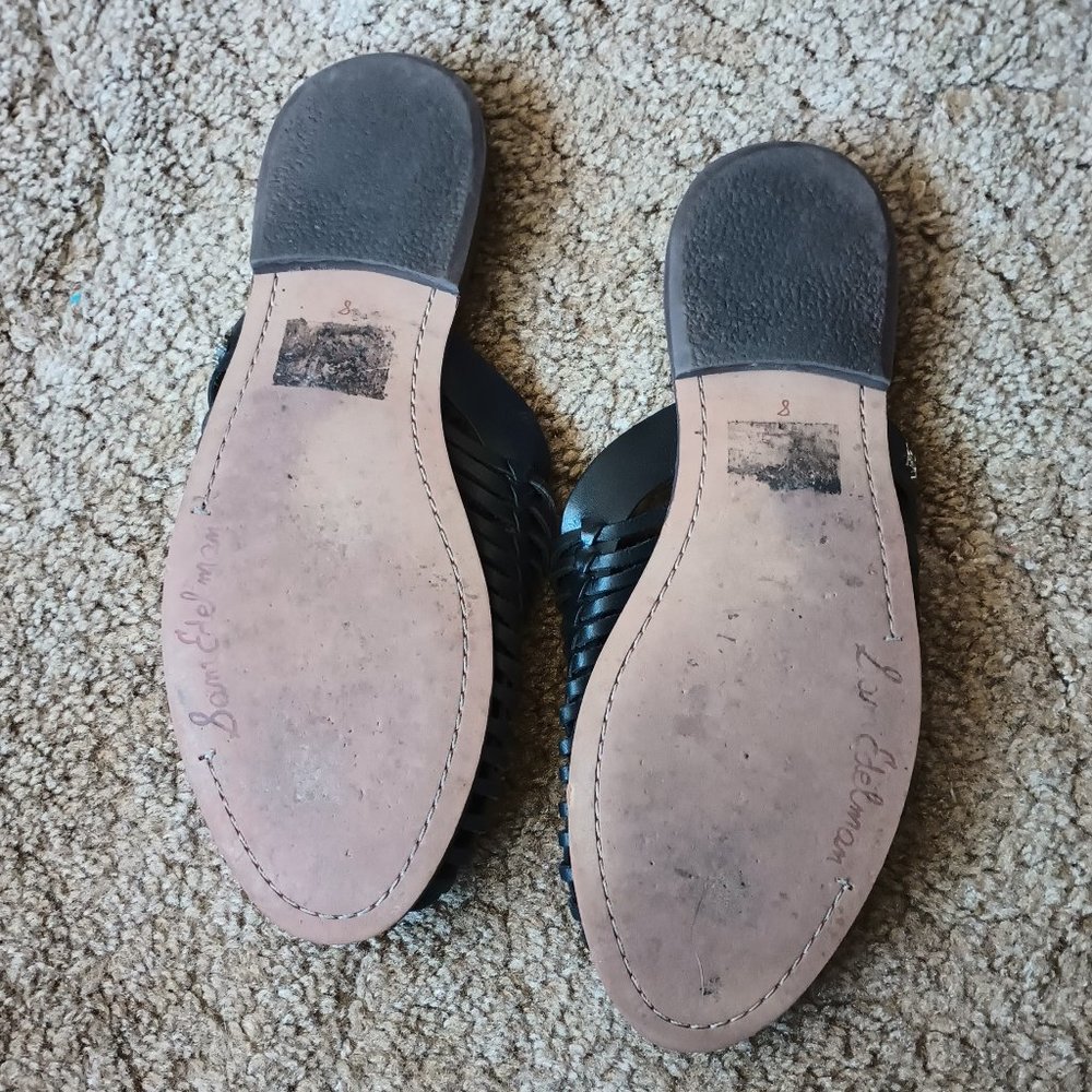 Sam Edelman Woven Leather Sandals - Picture 2 of 3